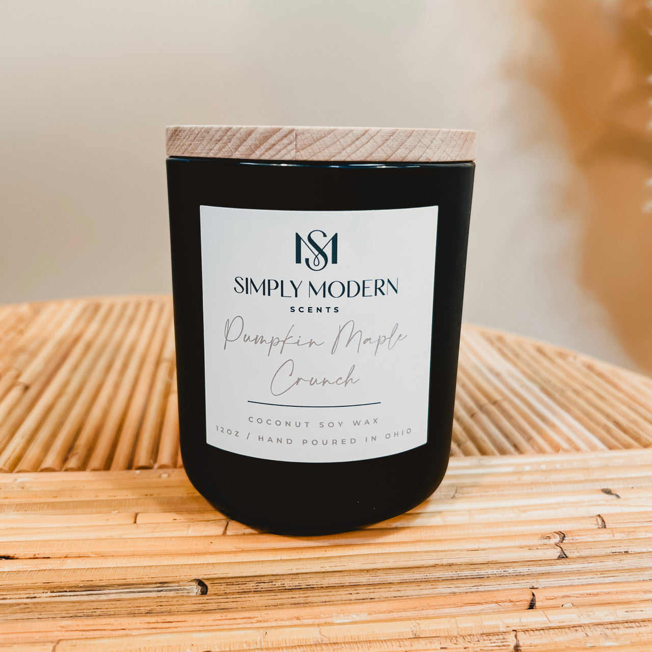 Simply Modern Soy Wax Candle - Pumpkin Maple Crunch - Lace and Grace Boutique