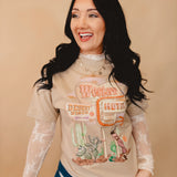 Western Motel Graphic Tee - Sand - Lace and Grace Boutique