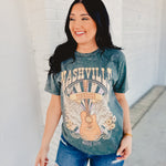 Nashville Tennessee Graphic Tee - Stone Gray - Lace and Grace Boutique
