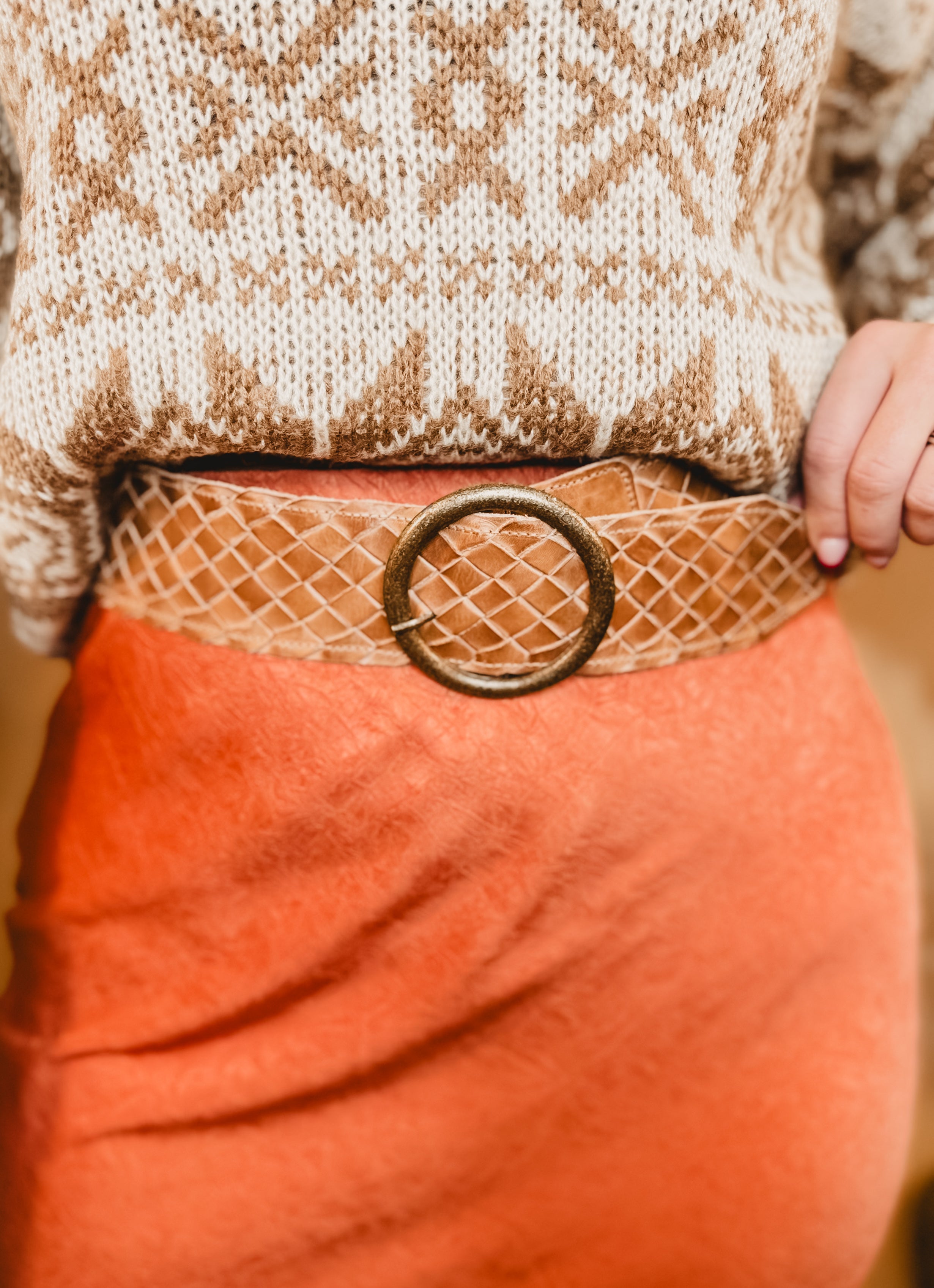 Bedstu Dreamweaver Vintage Belt - Tan Rustic - Lace and Grace Boutique