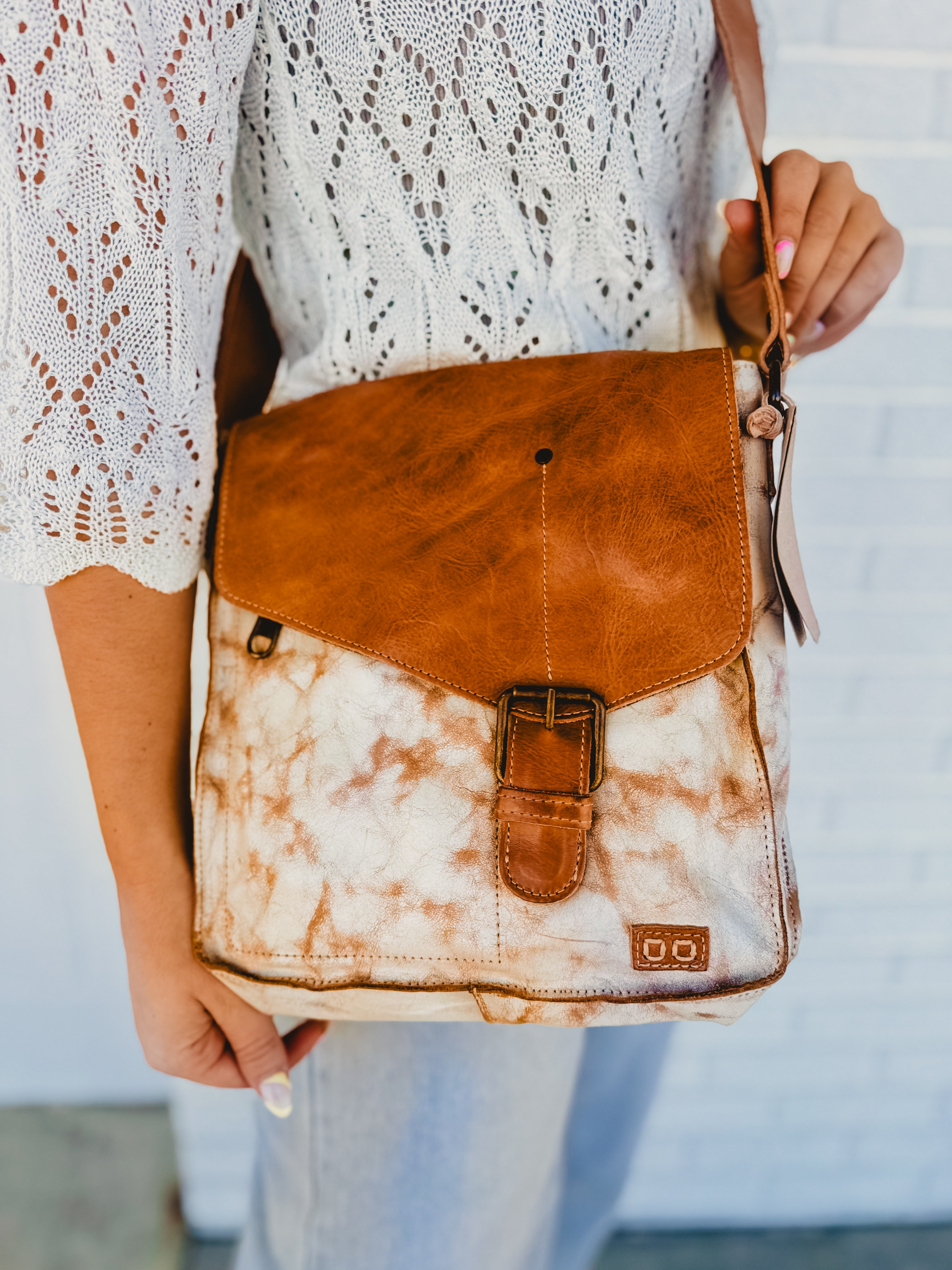 Bedstu Venice Beach Crossbody Bag - Nectar Lux Tan Rustic - Lace and Grace Boutique
