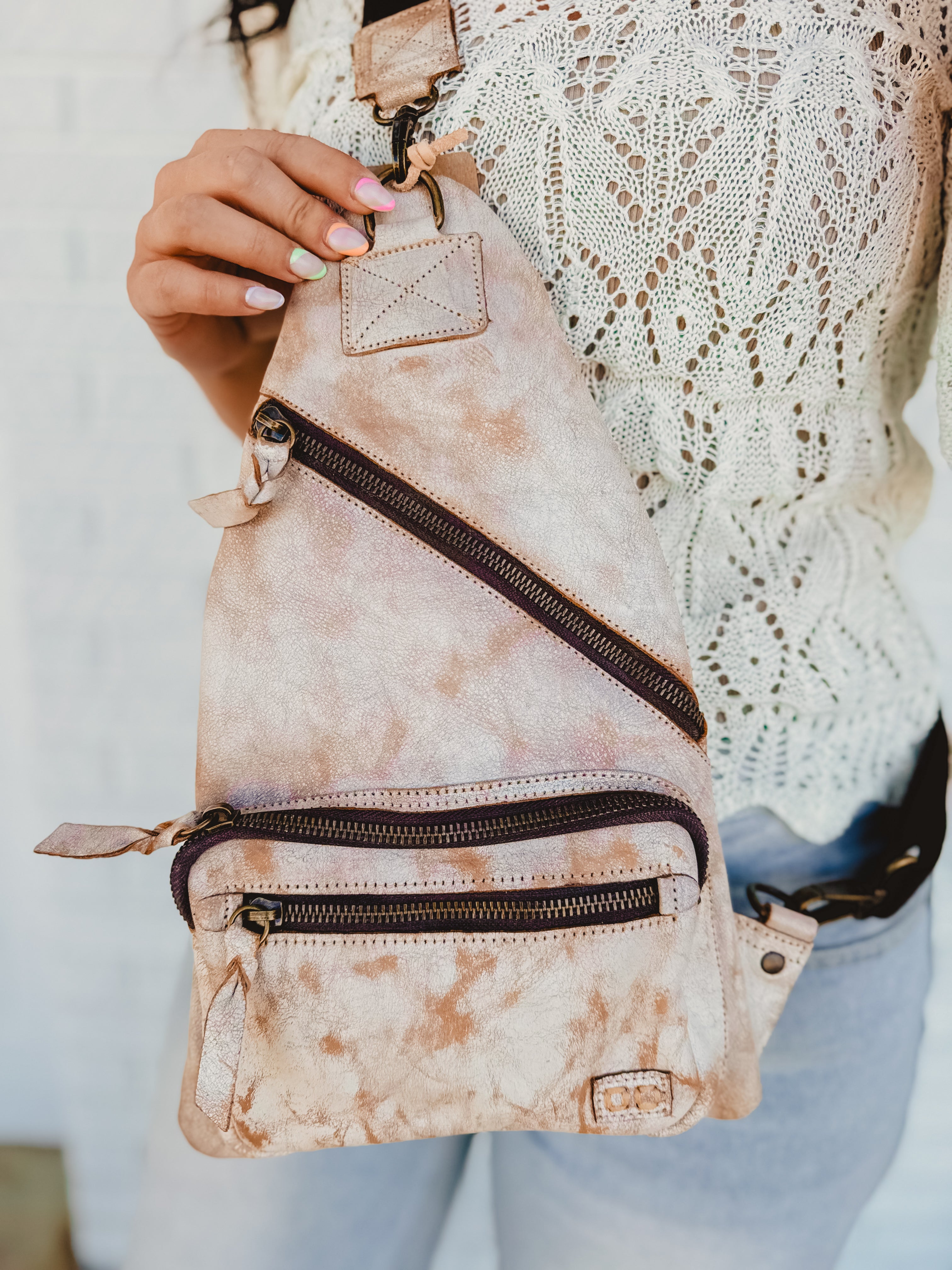 Bedstu Andie Leather Sling Backpack - Nectar Lux - Lace and Grace Boutique