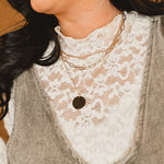 Something Gold 3 Layer Necklace - Lace and Grace Boutique
