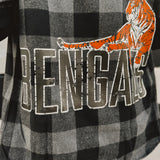 Cincinnati Flannel Top - Black/Grey