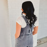 Washed Soft Terry Knit Jumpsuit - Moon River - Lace and Grace Boutique