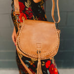 Bedstu Half Moon Crossbody - Tan Rustic - Lace and Grace Boutique