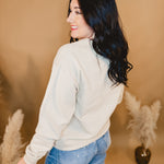 God Is Good Sweatshirt - Sandstone - Lace and Grace Boutique