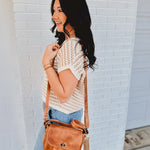 Bedstu Elect Crossbody Bag - Tan Rustic - Lace and Grace Boutique