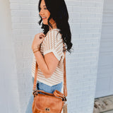 Bedstu Elect Crossbody Bag - Tan Rustic - Lace and Grace Boutique