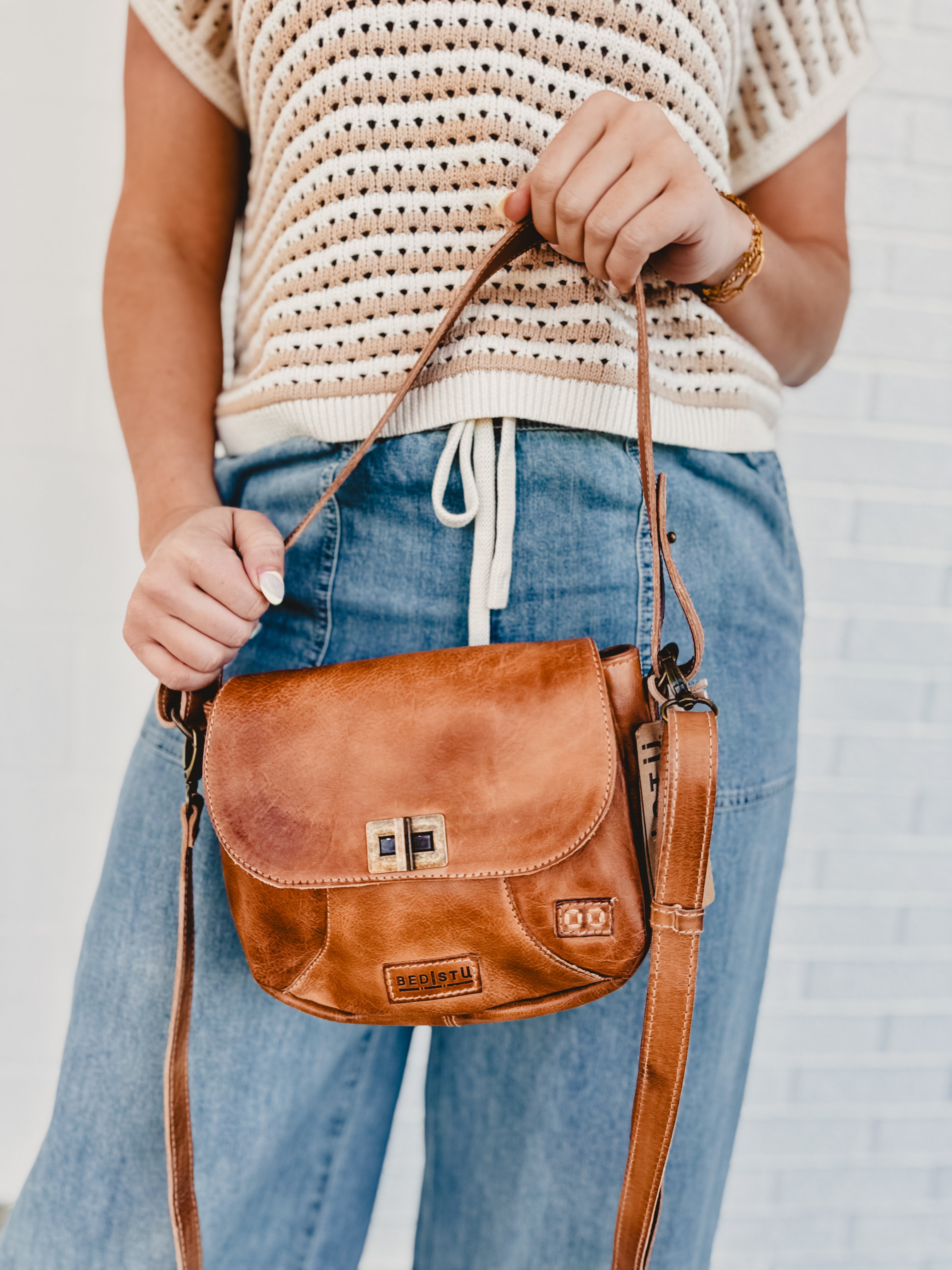 Bedstu Elect Crossbody Bag - Tan Rustic - Lace and Grace Boutique