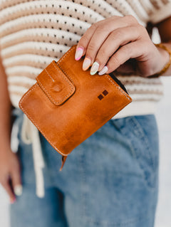 Bedstu Plus Leather Wallet - Pecan DD - Lace and Grace Boutique