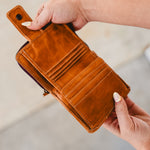 Bedstu Plus Leather Wallet - Pecan DD - Lace and Grace Boutique