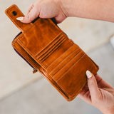 Bedstu Plus Leather Wallet - Pecan DD - Lace and Grace Boutique