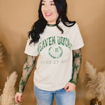Heaven Bound Graphic Tee - Cream - Lace and Grace Boutique