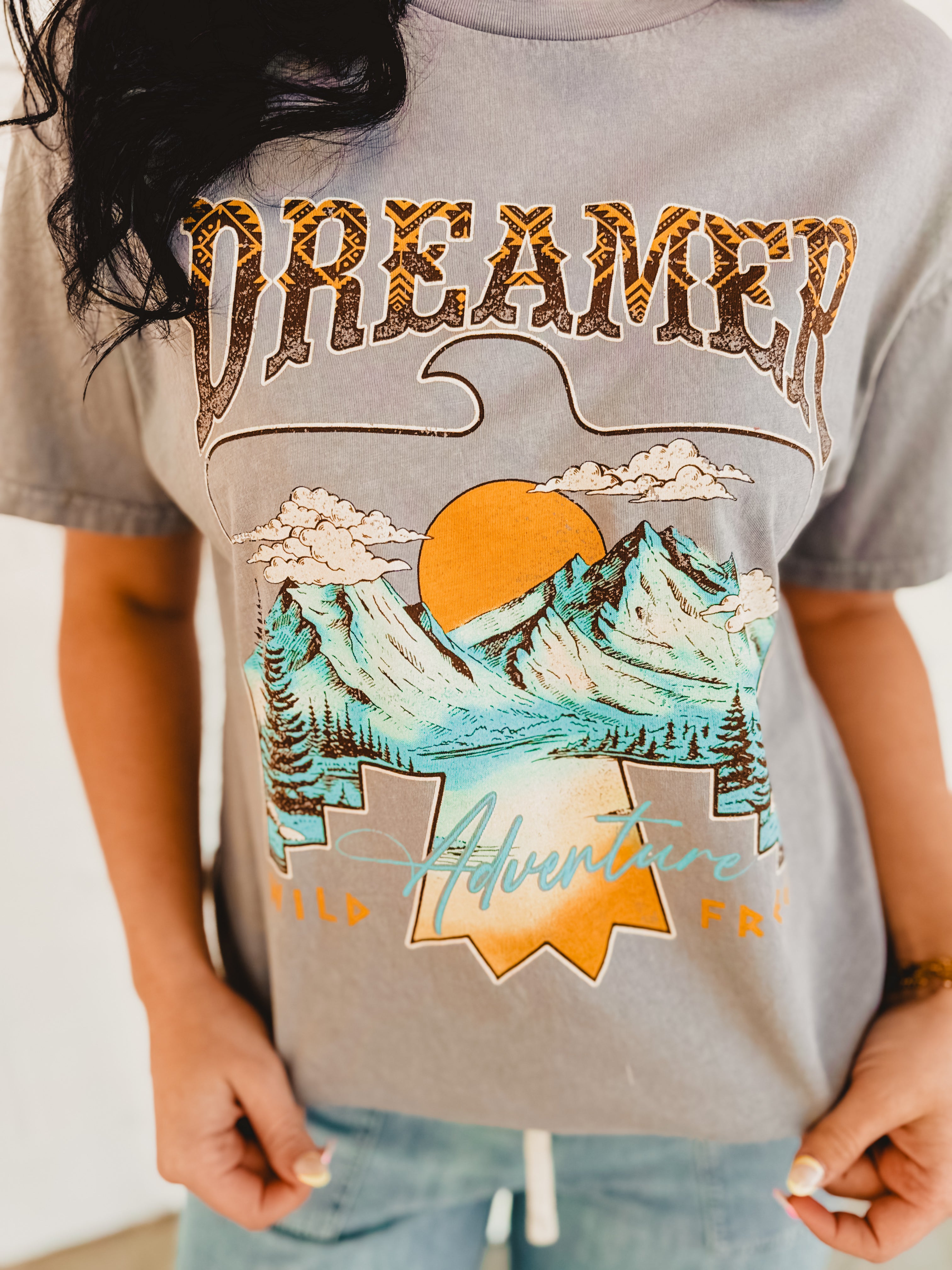 Dreamer Wild Free - Mineral Grey - Lace and Grace Boutique