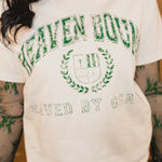 Heaven Bound Graphic Tee - Cream - Lace and Grace Boutique