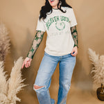 Heaven Bound Graphic Tee - Cream - Lace and Grace Boutique