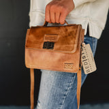 Bedstu Improv Crossbody Purse - Tan Rustic
