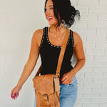 Bedstu Venice Beach Crossbody Bag - Tan Rustic - Lace and Grace Boutique