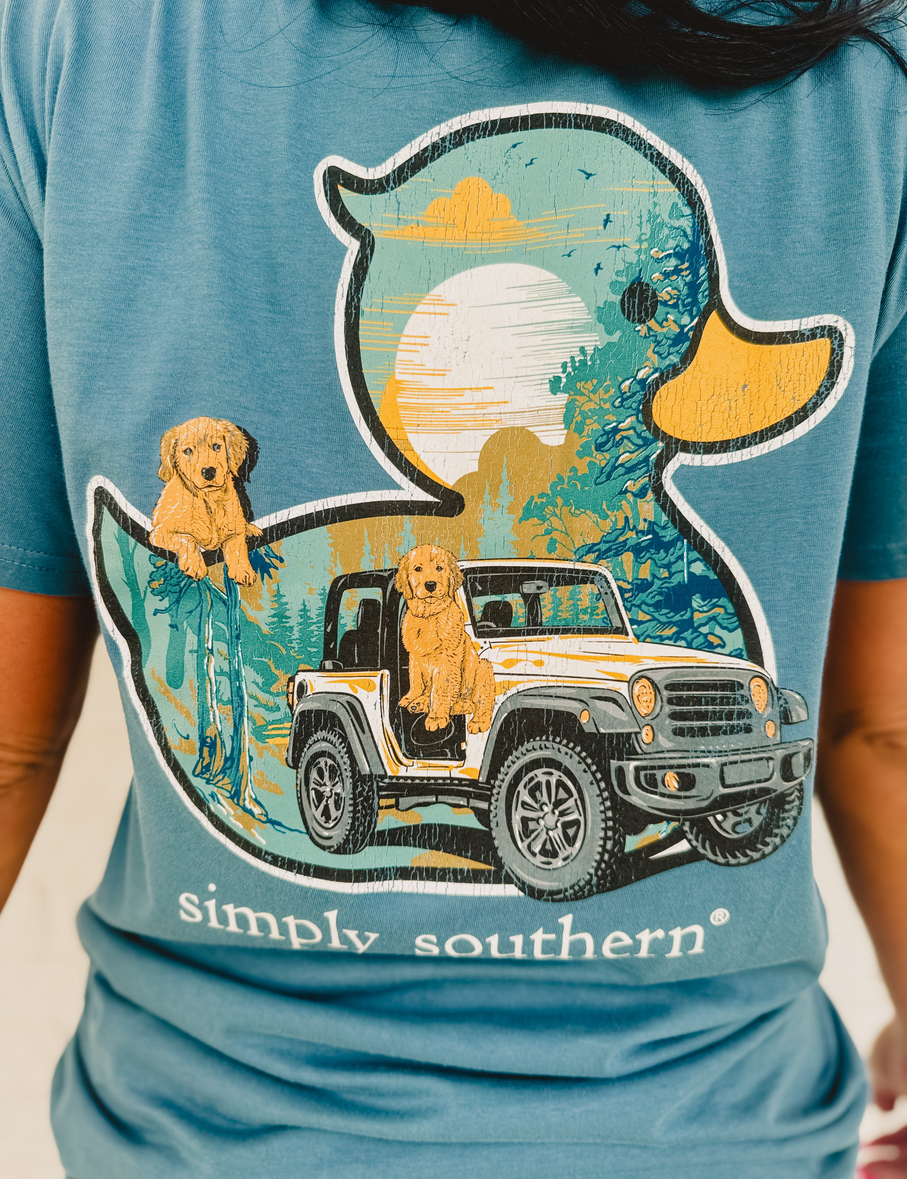 Simply Southern Duck Graphic Tee - Comet - Lace and Grace Boutique