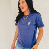 Simply Southern Good Energy Tee - Navy - Lace and Grace Boutique