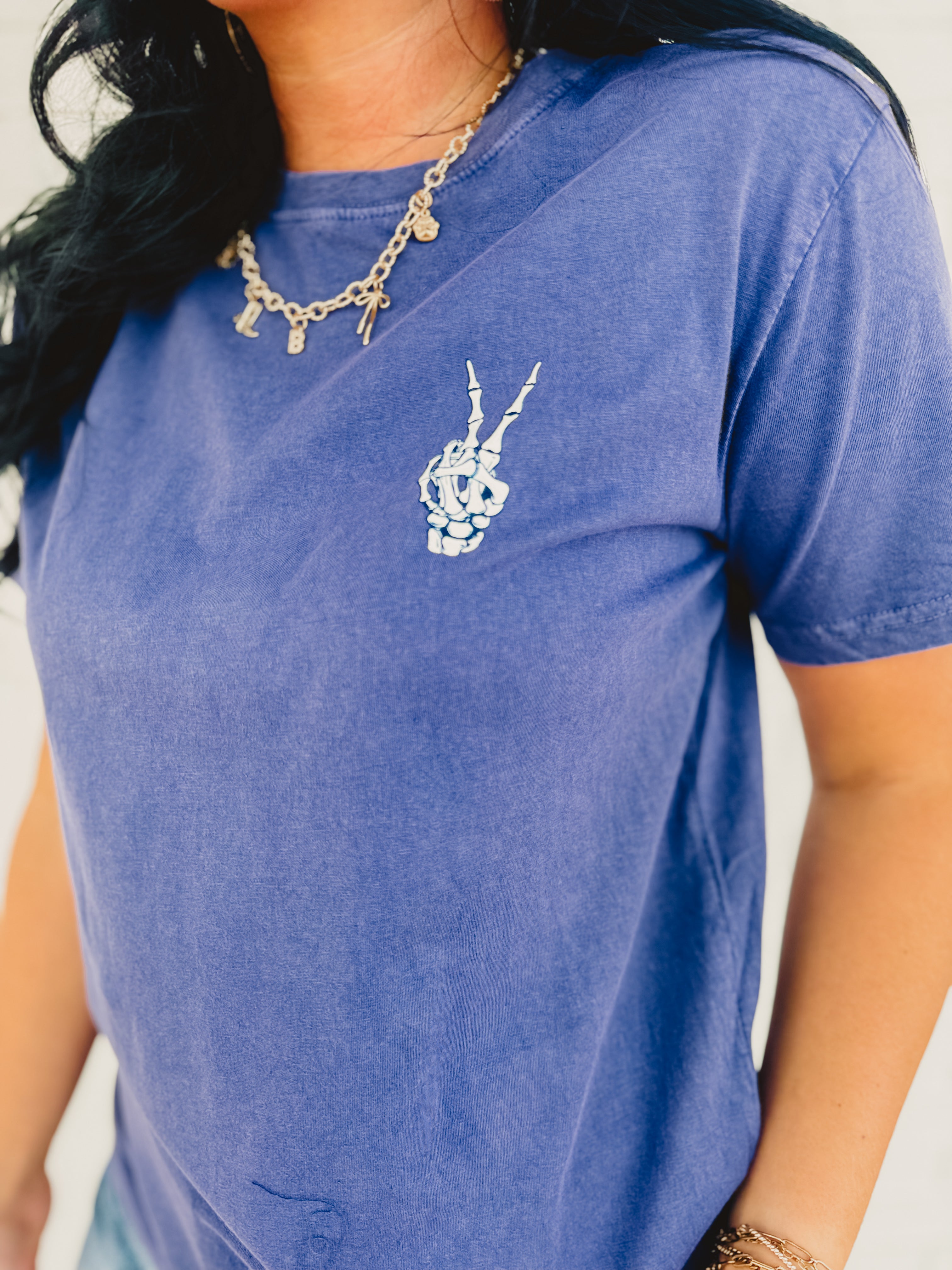 Simply Southern Good Energy Tee - Navy - Lace and Grace Boutique