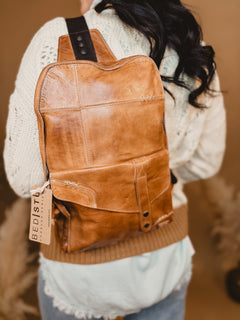 Bedstu Boss Sling Bag - Tan Rustic - Lace and Grace Boutique