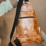 Bedstu Boss Sling Bag - Tan Rustic - Lace and Grace Boutique