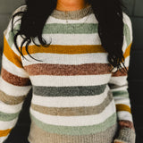 Multicolor Striped Sweater - Off White