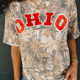 Ohio Camo Graphic Tee - Lace and Grace Boutique