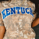 Kentucky Camo Graphic Tee - Lace and Grace Boutique