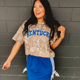Kentucky Camo Graphic Tee - Lace and Grace Boutique