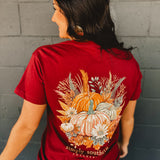 Simply Southern Harvest Tee - Carmine