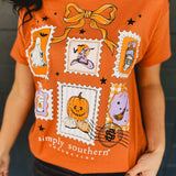 Simply Southern Fall Stamp Tee - Caramel