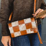 Bedstu Cadence PW Crossbody - Tan Rustic Nectar Lux