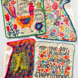 Natural Life Microfiber Dish Cloth, Set of 4 - May Your Day - Lace and Grace Boutique