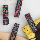 Natural Life Happy Bag Clips - Grow Your Own Way Mushroom - Lace and Grace Boutique
