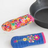 Natural Life Pot Handle Cover - Folk Flower Patchwork - Lace and Grace Boutique