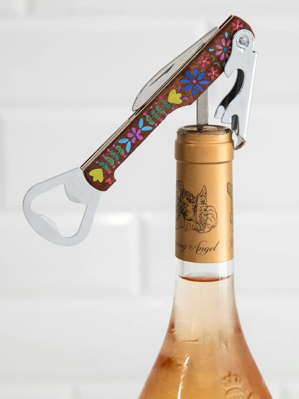 Natural Life Wooden Wine Key - Lace and Grace Boutique