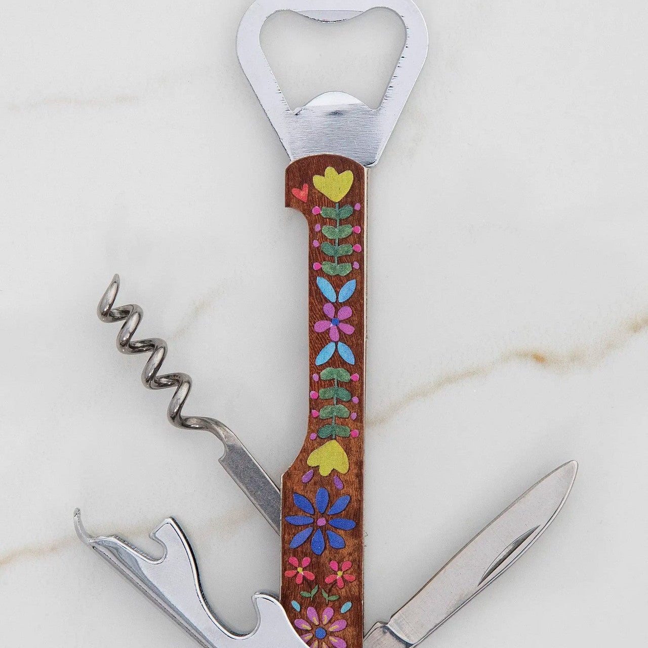Natural Life Wooden Wine Key - Lace and Grace Boutique