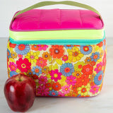 Natural Life Lunchbox Mini Cooler - Yellow & Pink Retro - Lace and Grace Boutique
