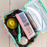 Natural Life Lunchbox Mini Cooler - Yellow & Pink Retro - Lace and Grace Boutique