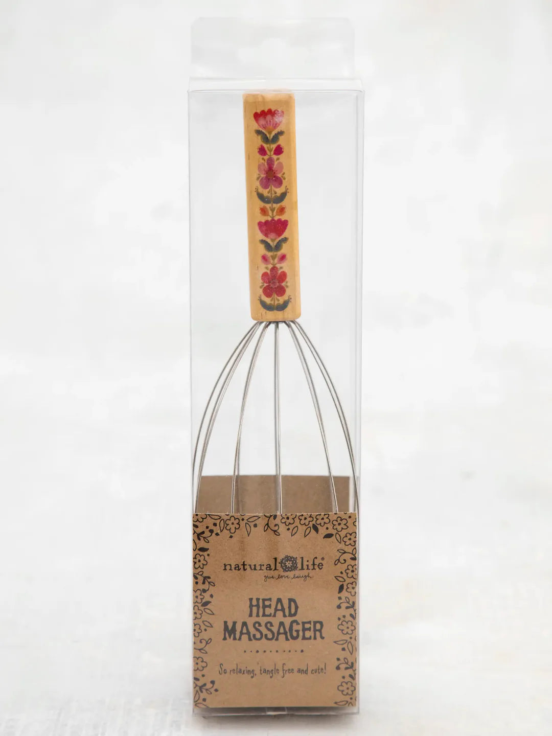 Natural Life Head Massager - Folk Flower - Lace and Grace Boutique