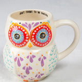 Natural Life Folk Mug - Eleanor The Owl - Lace and Grace Boutique