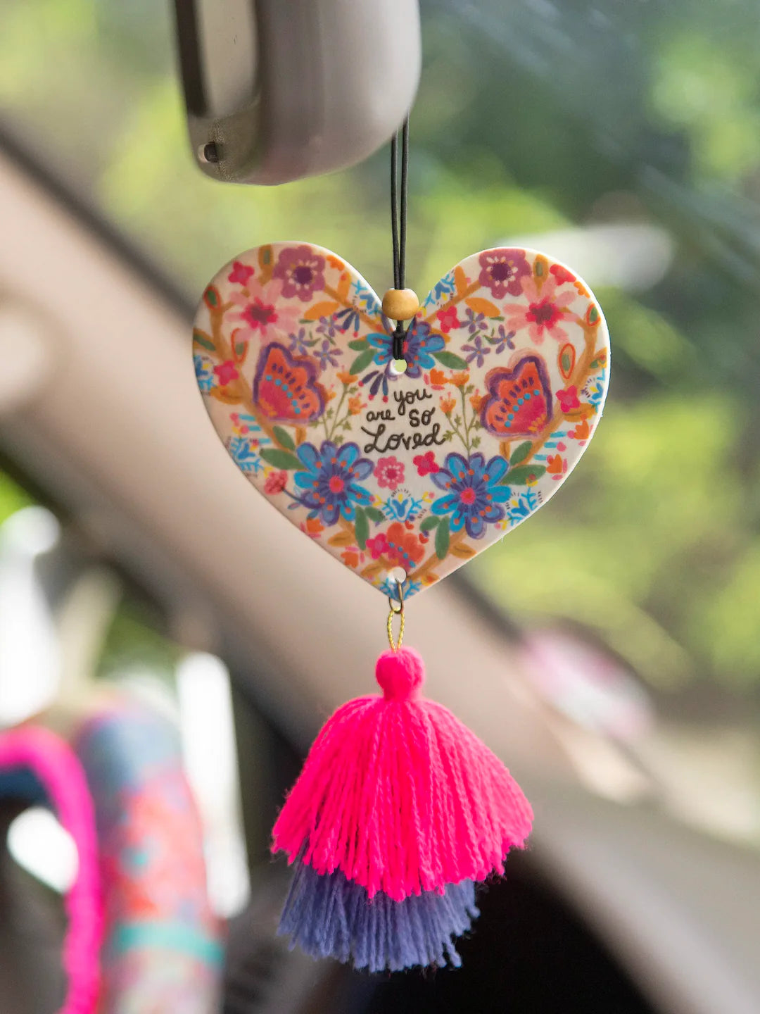 Natural Life rose-musk scented "You are so loved" air freshener.