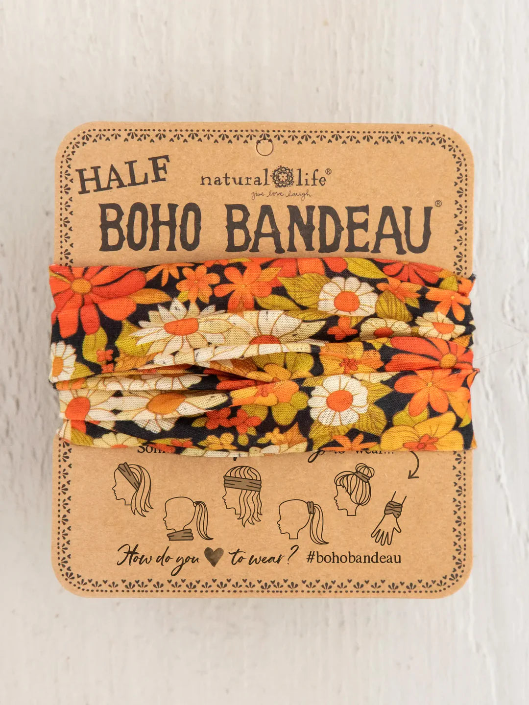 Boho Bandeau in ditsy garden pattern by Natural Life.