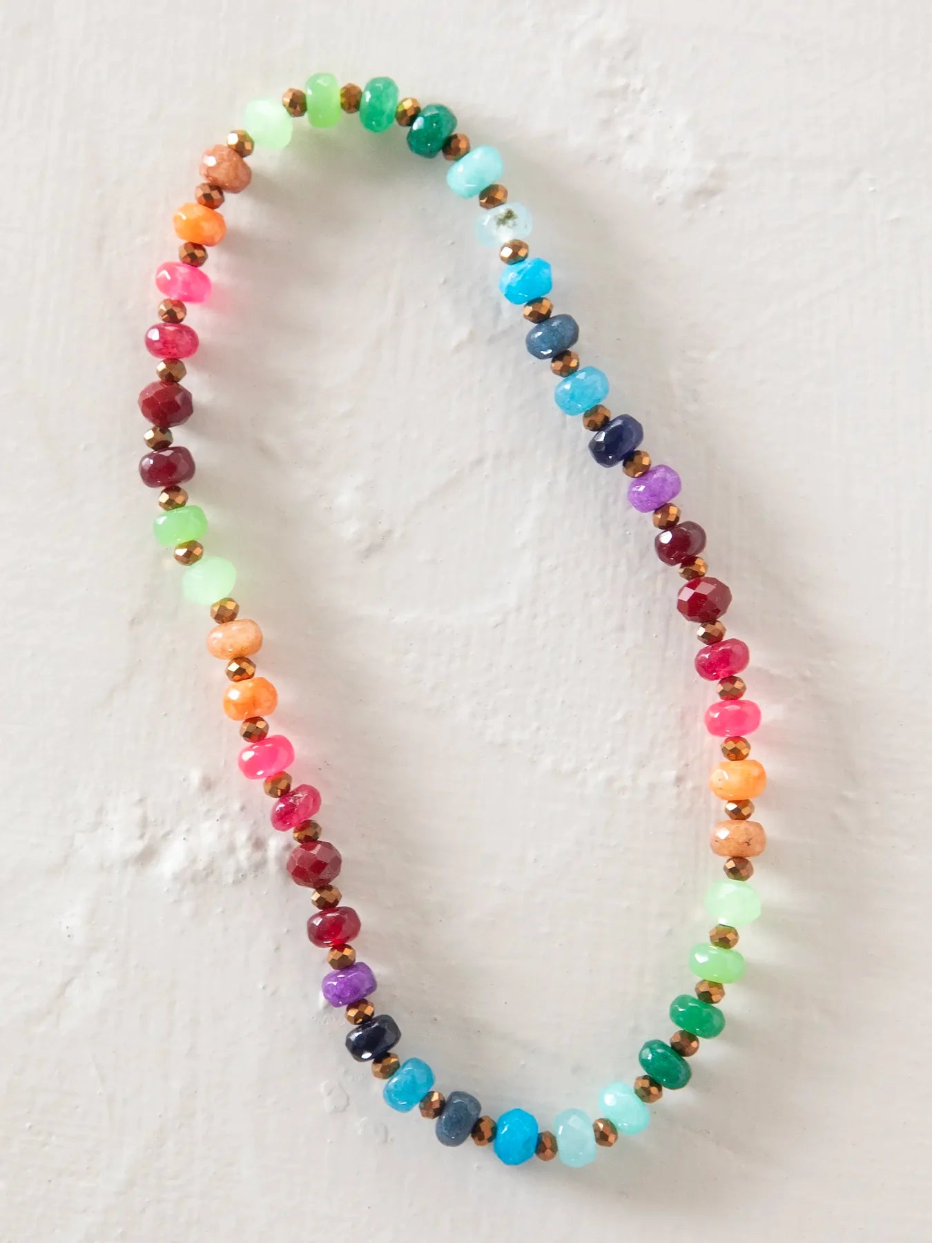 Beaded choker necklace and bracelet in multicolor by Natural Life.