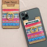 Natural Life Phone Pocket Ring - Folk Borders - Lace and Grace Boutique