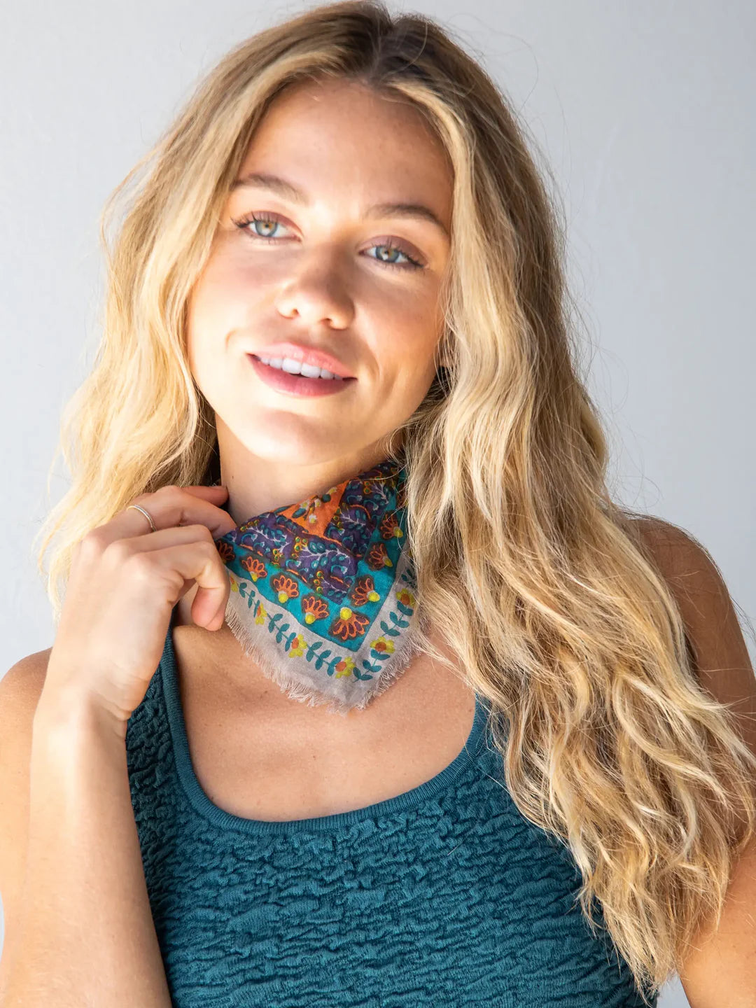Natural Life Bandana - Terracotta Mandala - Lace and Grace Boutique