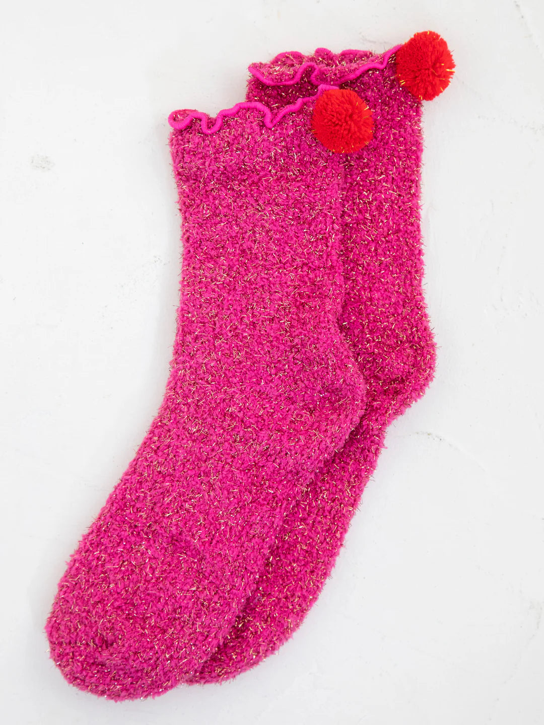 Natural Life Cozy Happy Birthday Cupcake Socks - Lace and Grace Boutique